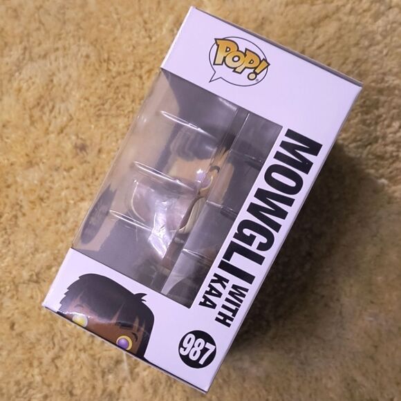 Funko Pop The Jungle Booke Mowgli with Kaa Vinyl Figure - Picture 3 of 7